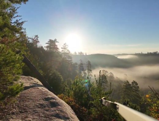 Good Report: Stepping And Helping Pick Up Trash on Auxier Ridge Trail - Courthouse Rock, Stanton, KY