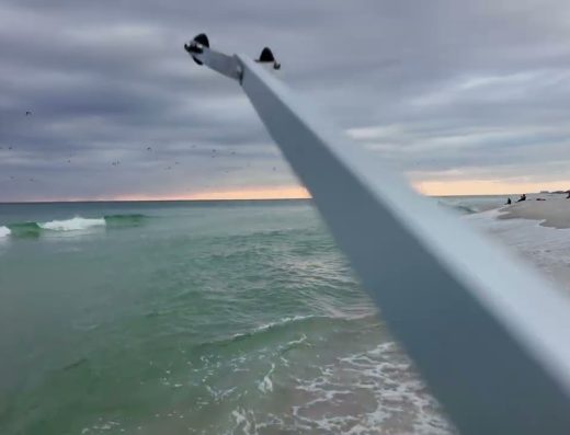 Good Report: [Sunset] Stepping And Helping Pick Up Trash at Panama City Beach, Panama City Beach FL